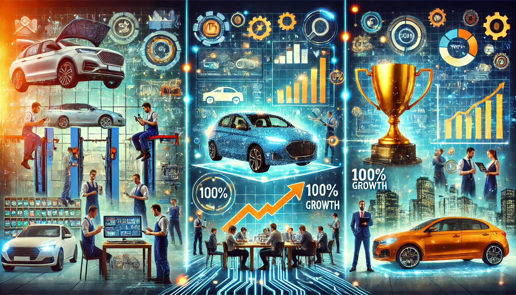 Histórias Reais de Sucesso: Como Negócios Automotivos Decolaram com a Digitalização